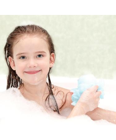 LuckyOpt Shower Puff Loofah Set 3Pc Loofah Sponge with Hanging String Bath Ball for Skin Exfoliating Scrubbing & Cleaning Bath Scrubber for Women Men Shower Pouf for Use in Shower(A) - Buy Online on GoSupps.com