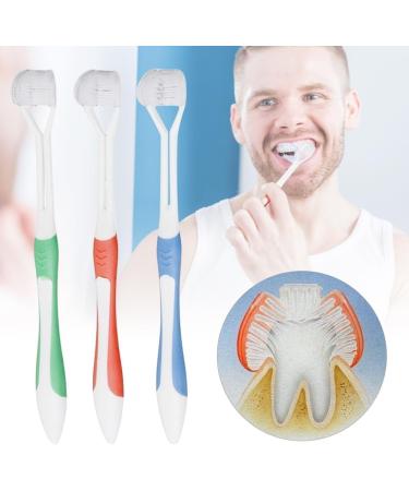 AD-BCRBgen Silicone Toothbrush - 3-Page Interchangeable Brush Head Tooth-Lighting for Adults - Green | Complete Tooth Cleaning Solution - Buy Online on GoSupps.com