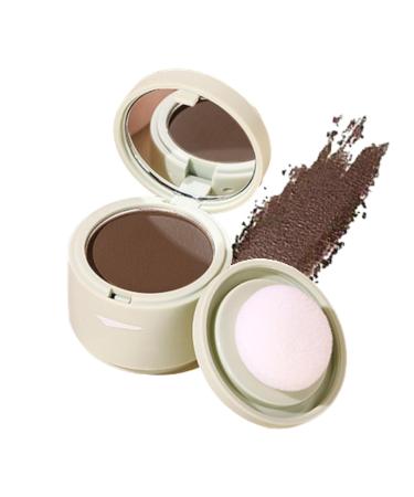 Hairline Shading Powder - Instantly Root Touch Up - Waterproof Hair Powder - Temporary Conceal Thin Grey Hair Full Coverage - Beautify Modify Forehead Natural Looking Thicken Cover Up (DARK BROWN)