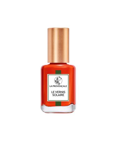 La Proven ale Make-Up Long Lasting Nail Polish Enriched with Organic Olive Oil AOP Provence - High-Gloss Finish - Colour : Arlesian Orange (314)