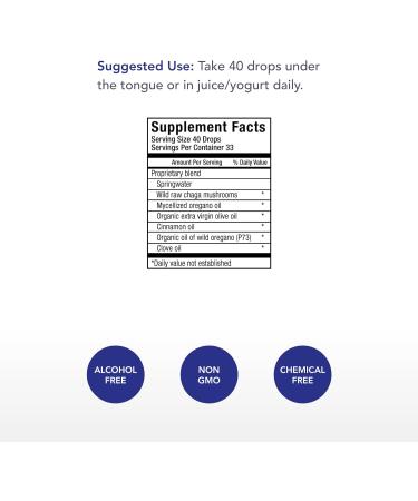 Buy Physician's Strength Chag-Immune 2 fl oz - Wild Chaga Mushroom Emulsion for Immune Support - 33 Servings - International Shipping Available - Buy Online on GoSupps.com