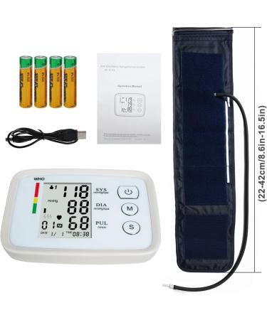 Buy Accurate Upper Arm Blood Pressure Monitor for Home Use - Adjustable Cuff Two User Mode Non-Rechargeable - Buy Online on GoSupps.com