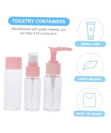 Buy Beaupretty 3 Sets Travel Bottle Kit - Pink PP Trey Push Type - Perfect for International Shipping - Buy Online on GoSupps.com