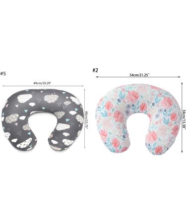Rulbelok Removable Nursing Pillow Cover Bedding U-Shape Nursing Pillow Covers Lovely Printed Breastfeeding Pillow Cover Baby Feeding Supplies 6 Months and Up 6-12 Months Set - Buy Online on GoSupps.com