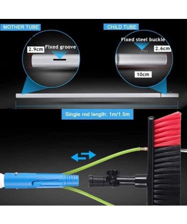 photovoltaic cleaner window cleaning pole Window Cleaning Pole/Water Fed Telescopic Brush/Extendable Cleaner Conservatory Roof Suitable For Photovoltaic Panel CleaningTrucks Windows 9m (Size 5m pole - Buy Online on GoSupps.com