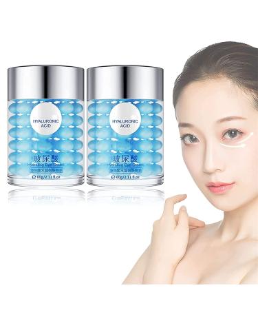 HA YouthRestore Lot de 2 cr mes contour des yeux l'acide hyaluronique cr me contour des yeux peptide venin anti-rides pour r duire les poches sous les yeux les rides les cernes