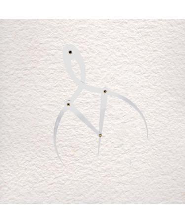 DRESSOOS Eyebrow Stencil Eyebrow Measure Tool Eyebrow Ruler Brow Stencils Template Balance Ruler Disposable - Buy Online on GoSupps.com