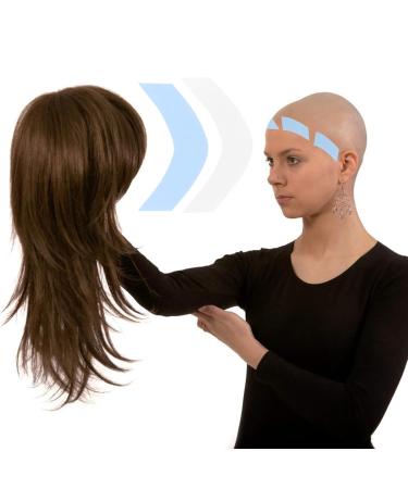 Luxshiny 36 Pieces Lace Front Wig Tape - Double-Sided Hair Extension & Hairdressing Salon Tape Strips (9x2cm) - Strong Adhesion for Lace Toupet - Buy Online on GoSupps.com