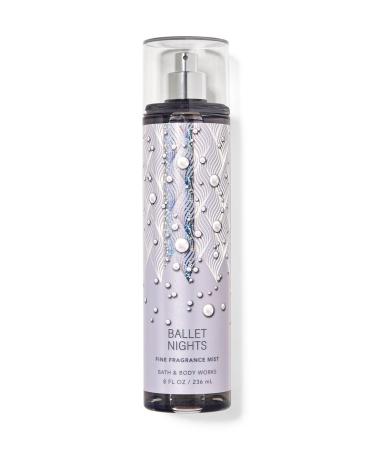Bath & Body Works Ballet Nights Fine Fragrance Mist For Women 8 Ounce Full Size Spray