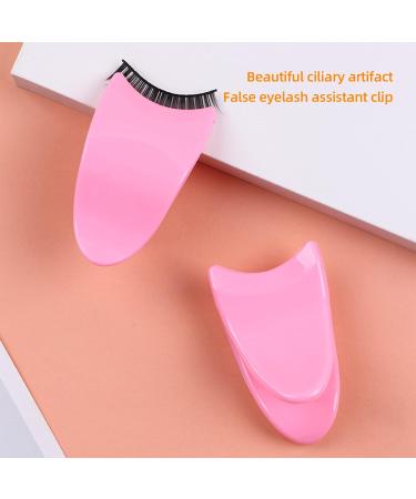 JUOPZKENN False eyelash assistant beauty tool plastic eyelash curler sticker eyelash curler Eyelash Aid Plastic Tweezers Eyelashes Curler Clip Ins Forceps Tools (#2 purplish) - Buy Online on GoSupps.com