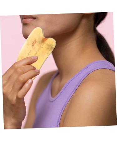 Beaupretty Scraping Board - Facial Scraping Tool & Acupoint Massager for Home & Salon | Natural Horn Gua Sha Board for Face & Neck Massage - Travel-Friendly Multi-Function Beauty Tool - Buy Online on GoSupps.com