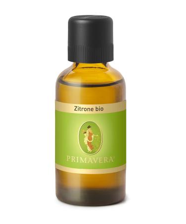 Primavera essential oil lemon bio 50 ml aroma oil fragrance oil aromatherapy - refreshing promoting concentration encouraging - vegan