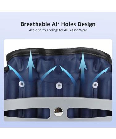 SSDDDLZEQ Neck Support | Adjustable Cervical Spine Traction Device with Airbag | 360 Neck Protection | Height Adjustable | Blue Color - Buy Online on GoSupps.com