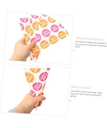Beavorty 200 Pcs Popcorn Bag Clear Snack Bags Mini Gift Bags for Favors Cookies Bags Candy Bags Clear Goody Bag Cookie Gift Bags Cone Shaped Treat Bags Party Christmas Paper Child Biscuit - Buy Online on GoSupps.com