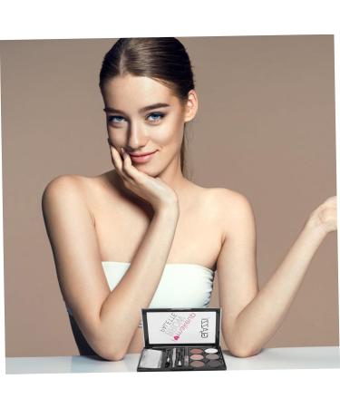 Didiseaon 1 Set Eyebrow Powder Set Eyebrow Brush Multifunctional Cosmetic Accessory Makeup Brush Lasting 1 count (Pack of 1) As Shown - Buy Online on GoSupps.com