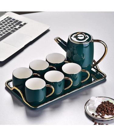 Coffee Cup Set Tea Cup Set Coffee Kettle Birthday Xmas Wedding Gifts - Buy Online on GoSupps.com