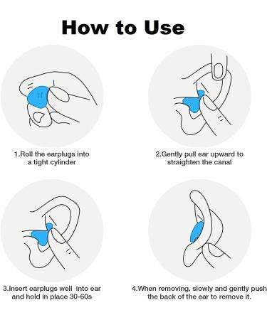 Reusable Silicone Earplugs for Sleep Snoring Swimming & Travel - 12 Couples - Perfect for Concerts Work & Studying - Buy Online on GoSupps.com