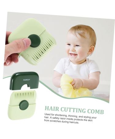 Ipetboom Slim Hair Cutting Comb - Double-Sided Razor Fringe Tool for Kids | 7.2x6.6cm ABS Design - Buy Online on GoSupps.com