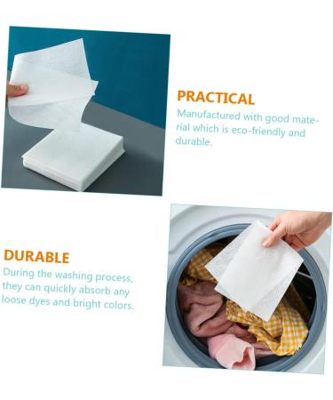 minkissy 360 Pcs Anti-Cross-Dyeing Absorbing Film Anti-Dyed Cloth Dye Paper Big Lots Washing Laundry Anti Dyed Dye Paper Aplenty Absorbent Paper Household White - Buy Online on GoSupps.com