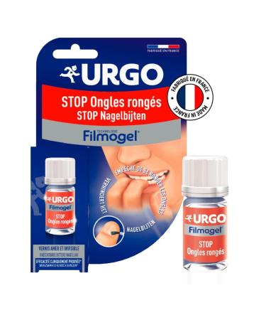 Urgo - nail polish for stripping - very bitter invisible - restructured and strengthened - from 3 years 9 ml damaged reinforced transparent solution 9 ml (1 Pack)