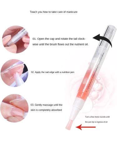 Nail & Cuticle Oil Pen Set with Jojoba Seed Oil for Nail Care and Revitalization - 2PCS Hand & Nail Treatment for Pedicure - Buy Online on GoSupps.com
