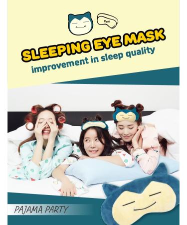 Snorlax Eye Mask & Hibiscus Sleeping Tea Set - Comfort for Restful Sleep | 1 Count - International Shipping Available - Buy Online on GoSupps.com