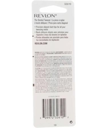 Revlon Stainless Steel Accurate Tweezing 4 Pack - Precision Tweezers for Easy Hair Removal - Buy Online on GoSupps.com