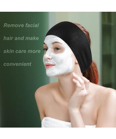 128-Piece Disposable Spa Facial Headbands | Non-Woven | Soft Hair Band for Women, Salons, Estheticians | Black Large - Buy Online on GoSupps.com