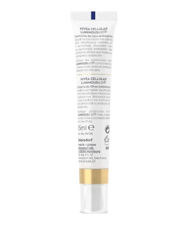 Nivea Luminous C.ojos 15ml - Brightening Eye Cream for All Skin Types | International Shipping Available - Buy Online on GoSupps.com