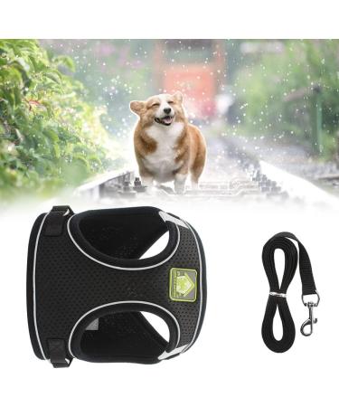 Harness and Lead Set for Puppy Cat Adjustable Reflective Vest Harness Cat Leash Cat Harness Escape Proof for Small Dog Cat Kitten Puppies Walking - Buy Online on GoSupps.com