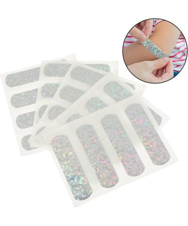 FOMIYES Girl Adhesive Bandages - 20pcs Glitter Cartoon Strips for Kids | Breathable & Colorful Care - Buy Online on GoSupps.com