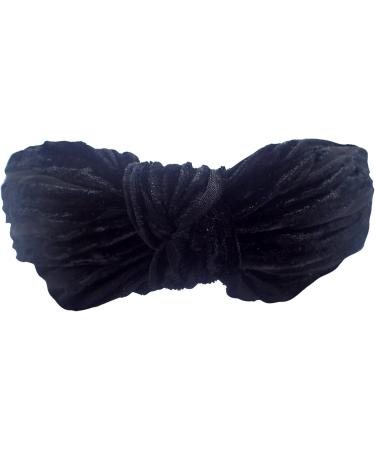 Topkids Accessories Wide Velvet Knot Alice Bands Adult Women Hair Accessories for Women Hair Bands for Women Thick Headband Womens Headbands Head Bands Adult Women Wide Headbands (Black) Black 1 - Buy Online on GoSupps.com