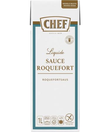 CHEF Sauce Roquefort Liquide - Pr te- -l'Emploi - Sauce Cr meuse et Onctueuse - 13 3% de Roquefort - Gain de Temps - Aide Culinaire Fonds Fumet - Brique de 1L - Buy Online on GoSupps.com