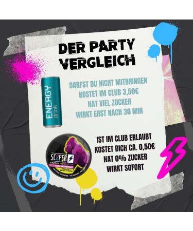 SCOOPER Energy Iced Box 80mg Extra Strong Lemon | 2 x Extra Strong Iced Cola 2 x Extra Strong Iced Lemon Tea | 4 x 7.2g - Buy Online on GoSupps.com