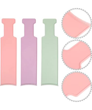 FOMIYES 3pi ces Planche M ches Pour Coloration Capillaire Avec Peigne Incurv Et Palette Pour M ches Et Teintures Chez Soi Ou Salon - Buy Online on GoSupps.com