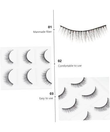 Beavorty 15 Pairs short false eyelashes extension lashes fluffy volume lashes false lashes layered fake lashes Fake Eyelash eyelashes Fiber Eyelashes artificial fiber extend 6d manual - Buy Online on GoSupps.com