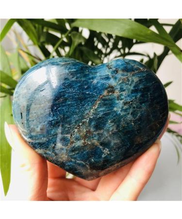 Natural Crystal Rough 6-7cm Natural Blue Apatite Polycrystalline Crystal Heart Decoration Crystal Stones - Buy Online on GoSupps.com