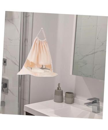 Baluue 2 Pcs Hair Dryer Storage Bag Drawstring Storage Bags with Window Travel Drawstring Bag Pvc Beige - Buy Online on GoSupps.com