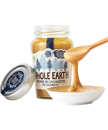 Whole Earth Beurre de Cacahu tes Cr meux Bio - Source de prot ines - Sans Huile de Palme et Sans Sucres Ajout s - 1 pot 340 g - Buy Online on GoSupps.com
