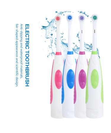 Buy Ultra-Sonic Electric Toothbrush for Adults - 4 Replacement Heads Deep Clean & Fresh Breath (Blue) - Best International Shipping - Buy Online on GoSupps.com
