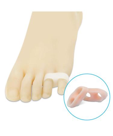 Soft Silicone Gel Toe Spreader - 6 Pairs for Hallux Valgus & Overlapping Toes - Small Toe Separator & Protection - Buy Online on GoSupps.com