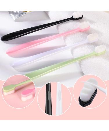 VIKSAUN 6 Pack Extra Soft Toothbrushes - Micro Nano Manual with 20 000 Bristles for Sensitive Teeth & Gums - Ideal for Adults & Children - Premium Oral Care - Buy Online on GoSupps.com