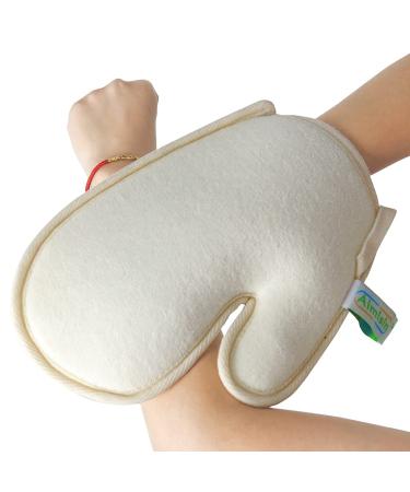 Aimisin Loofah Bathing Set: Exfoliating Glove, Back Scrubber & Pad for Skin Cleansing - Men and Women Body Exfoliator for Bath, Spa & Shower - Buy Online on GoSupps.com