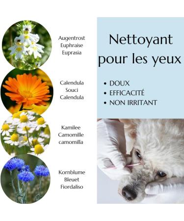 Green Idea - Eye Wash Lotion for Dogs with Boric Acid and Medicinal Herbs | Eye Care & Eye Cleansing | Paraben/Silicone/Colorant/Alcohol Free 50 ML - Buy Online on GoSupps.com