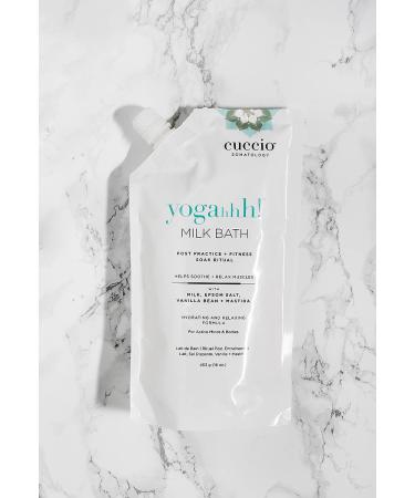 Cuccio Somatology Yogahhh Milk Bath - Restores Moisture, Relieves Muscle Discomfort, Exfoliates Skin - Paraben Free - 16 oz - Buy Online on GoSupps.com