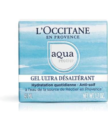 L'OCCITANE Aqua R otier Ultra Thirst-Quenching Gel 50ml | Vegan & 98% Readily Biodegradable | Enriched with Macro Hyaluronic Acid | Clean & Luxury Beauty Skincare for All Skin Types - Buy Online on GoSupps.com