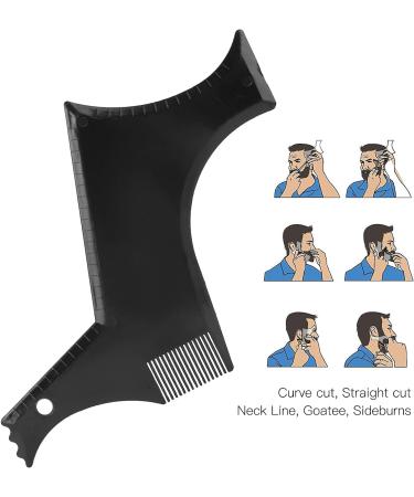 Beard Shaping Tools Men'S Beard Template Beard Styling Black Plastics Hairline Trimming Beard Shaping Tool For Conditioners Beard Shaping Template Beard Beauty Template - Buy Online on GoSupps.com