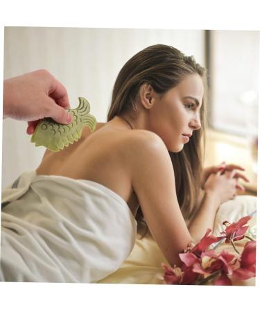 Anneomas Jade Comb & Gua Sha Set - Scalp & Face Massage Tools for Ultimate Relaxation | Portable Skin Care Devices - Buy Online on GoSupps.com
