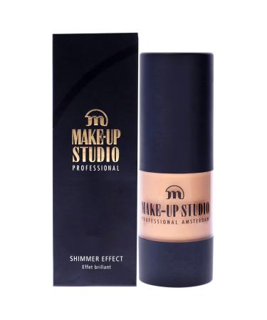 Professional Make-Up Shimmer Effect Face Highlighter - For All Skin Types - Easy To Use - No Fallout - Subtle To Maximum Effect - Has A Light Texture That Blends Well - Gold - 0.51 Oz