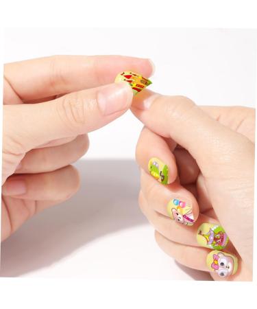 minkissy Kids Nail Kit 2 Sets Children's Nail Art Toys Kids Fake Nails Toddler Nail Polish Makeup Kit for Girls 10-12 Children s Toys Toddler Girl Make up Paper 3d Birthday Present - Buy Online on GoSupps.com